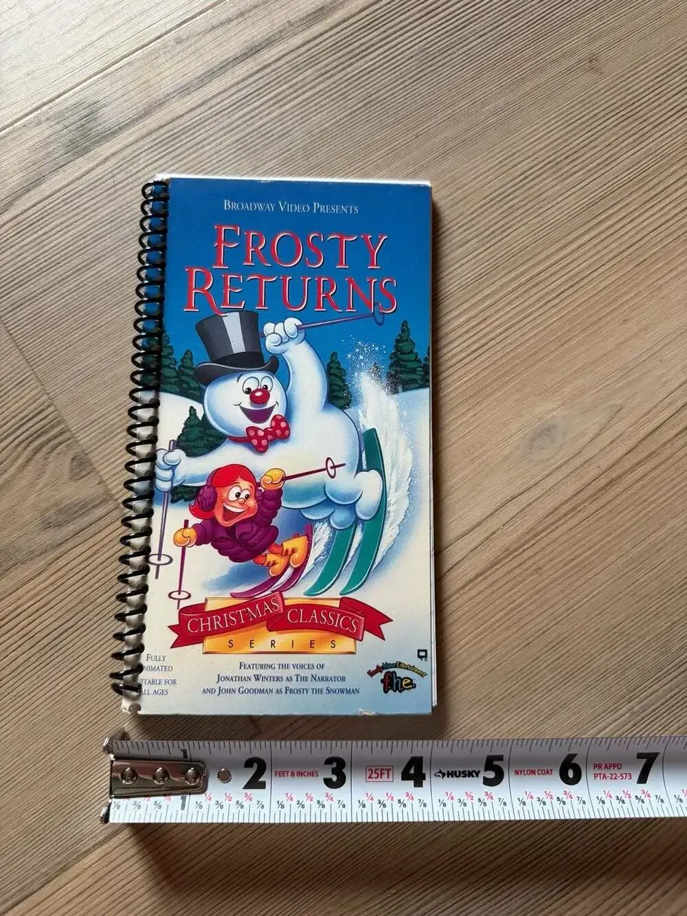 Frosty Returns (1993) VHS Christmas Classics Series Spiral Notebook